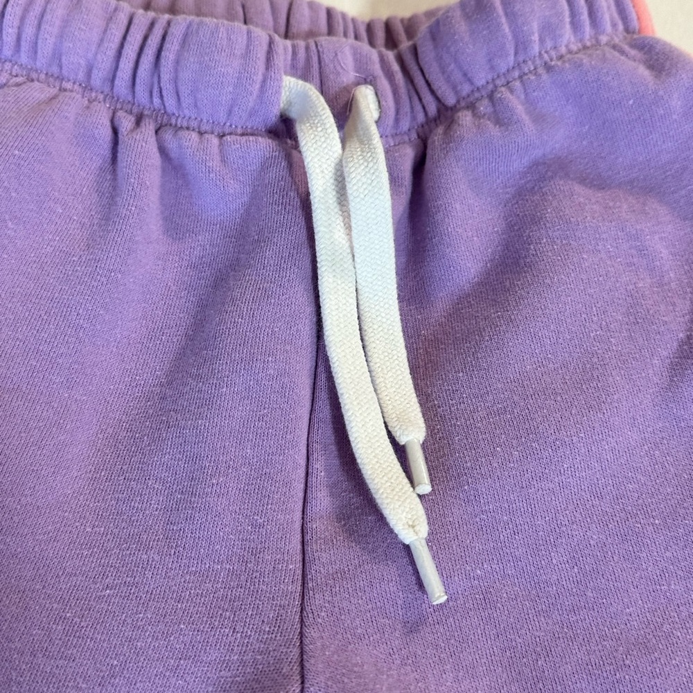 FabKids girls’ jogger sweatpants in pink and purple sz 6-7 - Picture 2 of 9